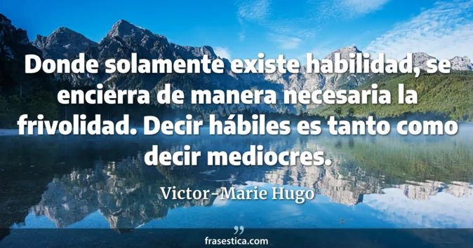 Cita de Victor-Marie Hugo