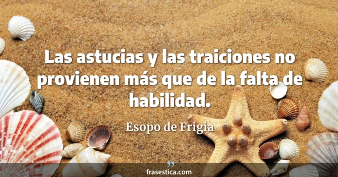 Cita de Esopo de Frigia