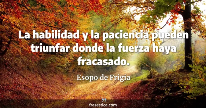 Cita de Esopo de Frigia