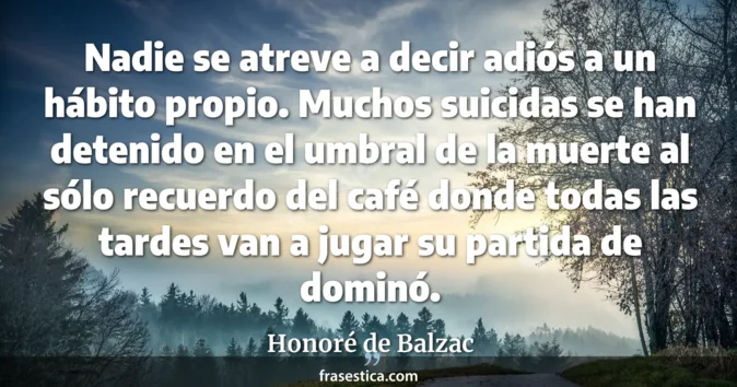 Cita de Honoré de Balzac