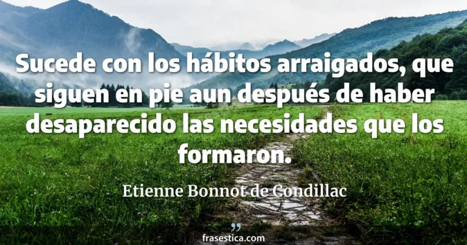 Cita de Etienne Bonnot de Condillac