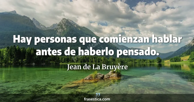 Cita de Jean de La Bruyère