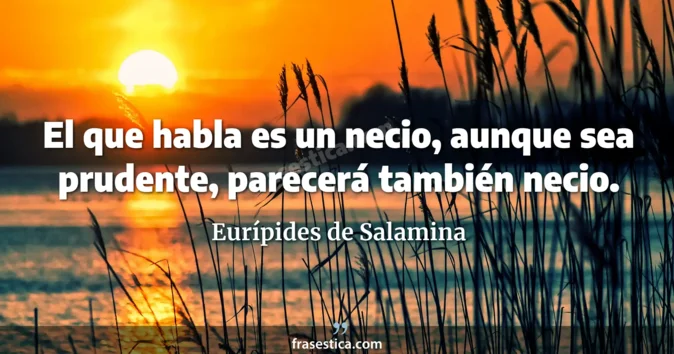 Cita de Eurípides de Salamina
