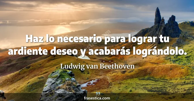 Cita de Ludwig van Beethoven