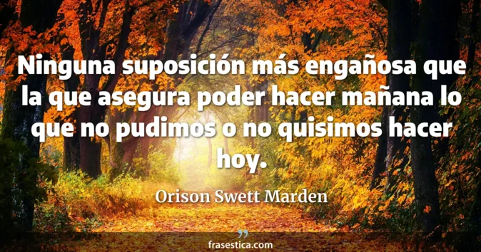 Cita de Orison Swett Marden
