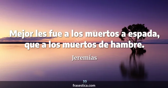 Cita de Jeremías