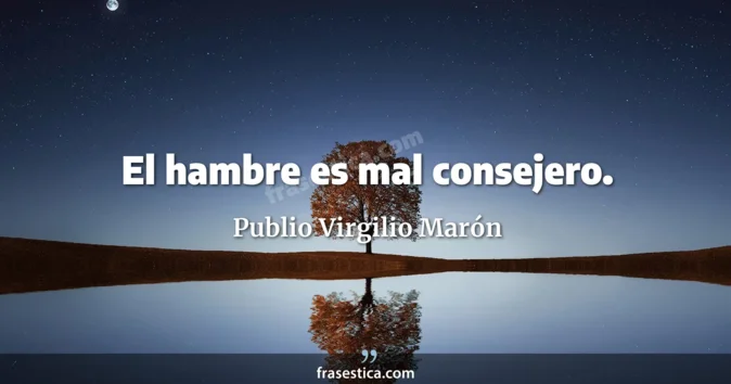 Cita de Publio Virgilio Marón