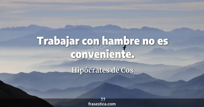 Cita de Hipócrates de Cos