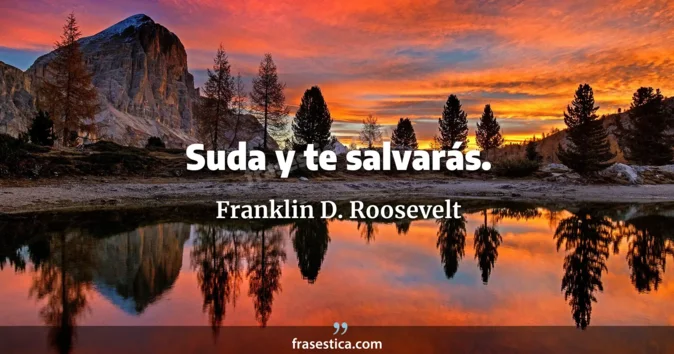 Cita de Franklin D. Roosevelt