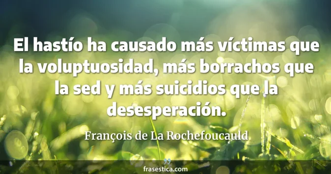 Cita de François de La Rochefoucauld