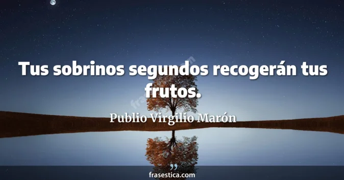 Cita de Publio Virgilio Marón