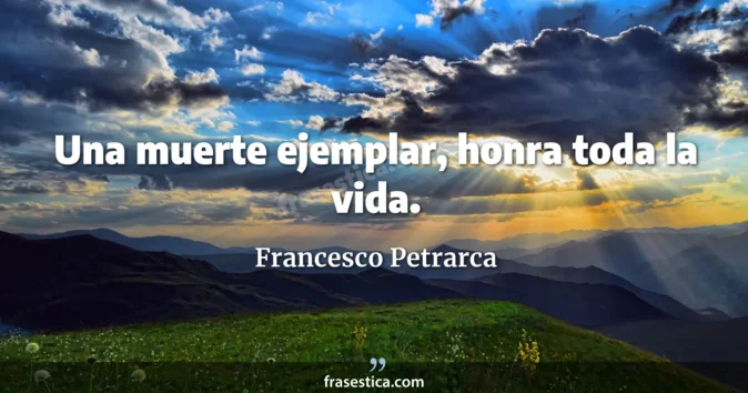 Cita de Francesco Petrarca