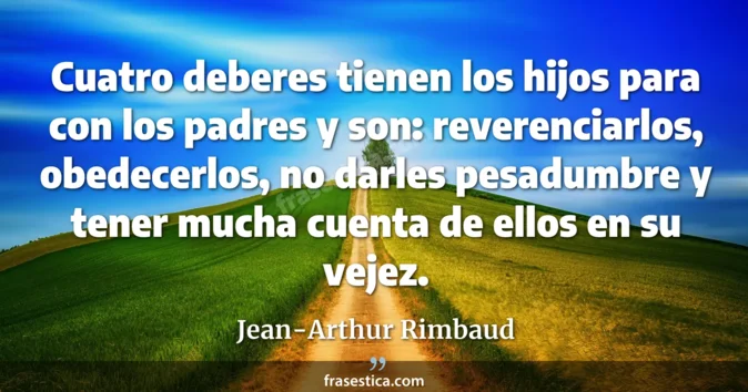 Cita de Jean-Arthur Rimbaud
