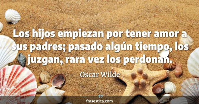Cita de Oscar Wilde