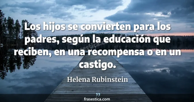 Cita de Helena Rubinstein