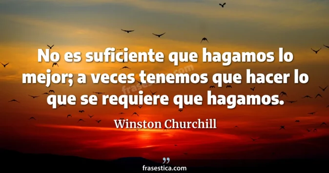 Cita de Winston Churchill