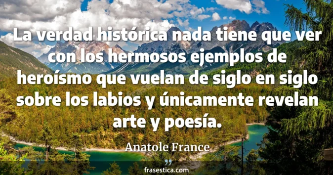Cita de Anatole France