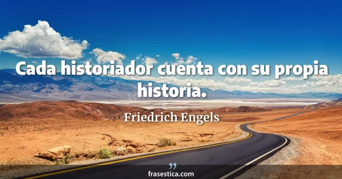 Cita de Friedrich Engels