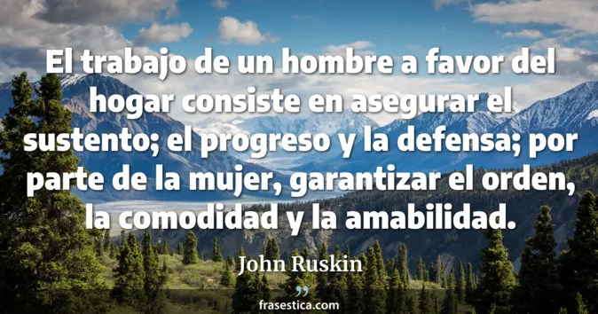 Cita de John Ruskin