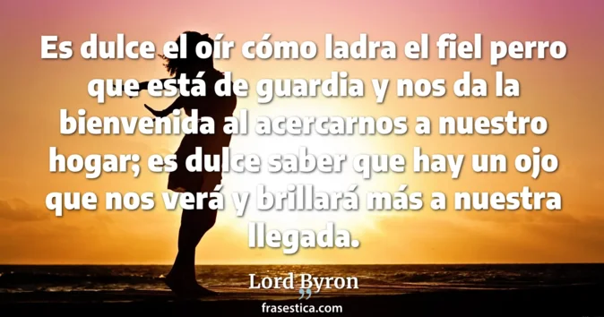 Cita de Lord Byron