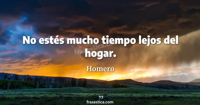 Cita de Homero