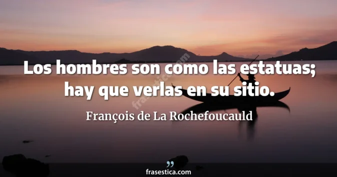 Cita de François de La Rochefoucauld