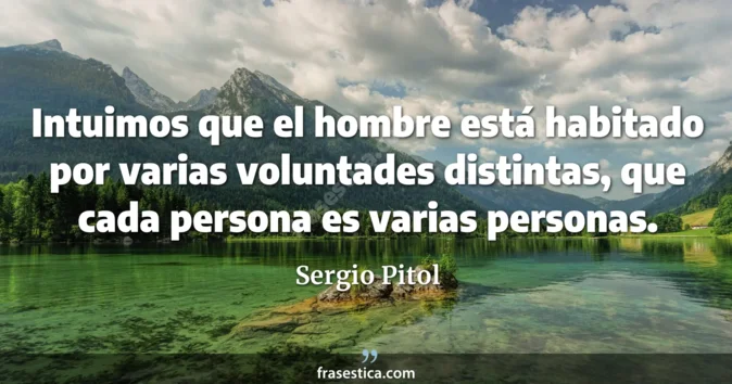 Cita de Sergio Pitol