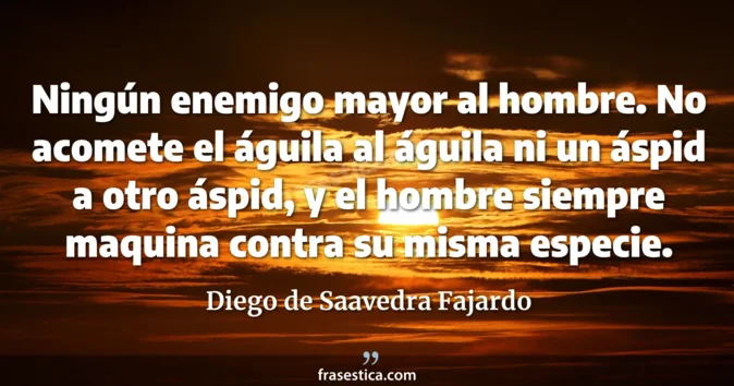 Cita de Diego de Saavedra Fajardo