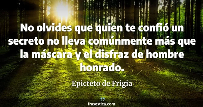 Cita de Epicteto de Frigia