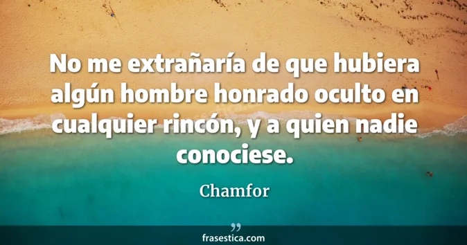 Cita de Chamfor