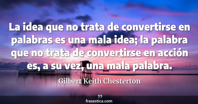 Cita de Gilbert Keith Chesterton