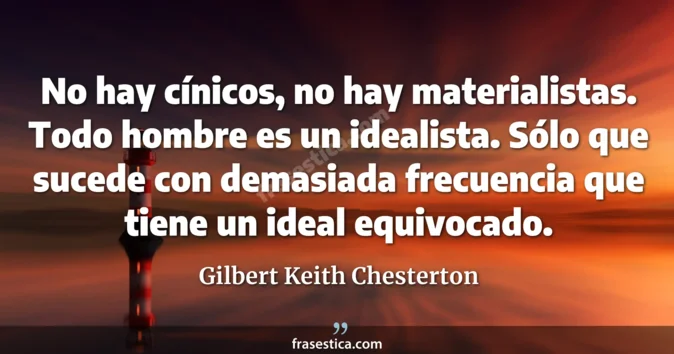 Cita de Gilbert Keith Chesterton
