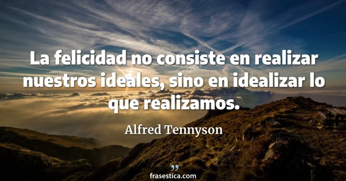Cita de Alfred Tennyson