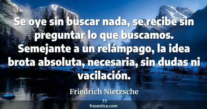 Cita de Friedrich Nietzsche