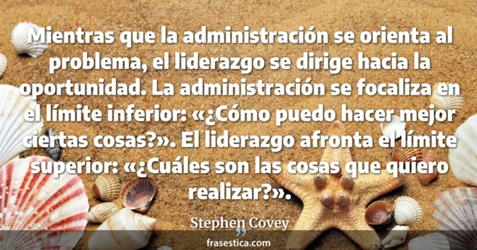 Cita de Stephen Covey