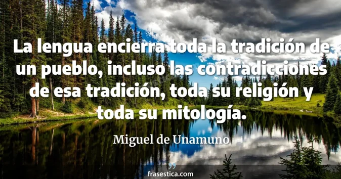 Cita de Miguel de Unamuno