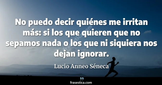 Cita de Lucio Anneo Séneca
