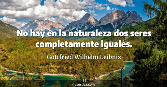 Cita de Gottfried Wilhelm Leibniz