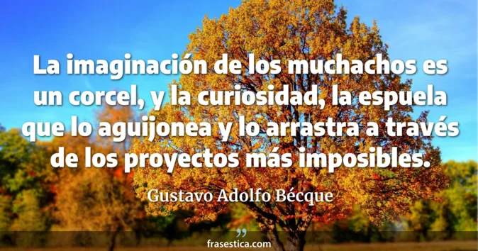 Cita de Gustavo Adolfo Bécque