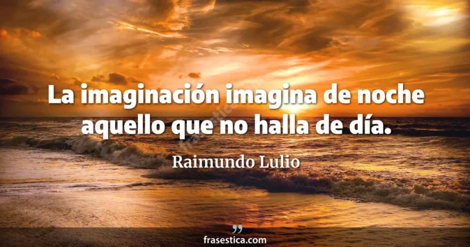 Cita de Raimundo Lulio