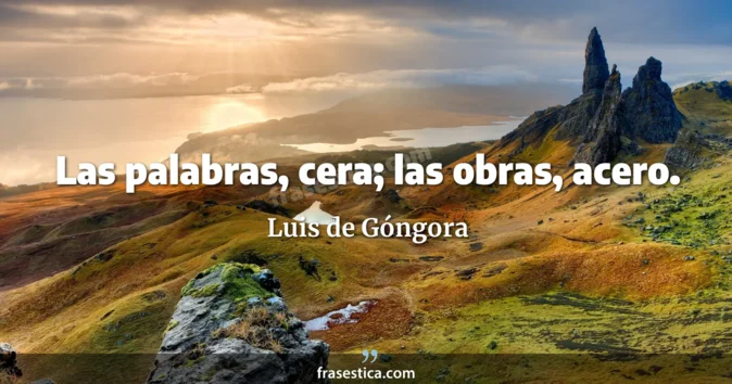 Cita de Luis de Góngora
