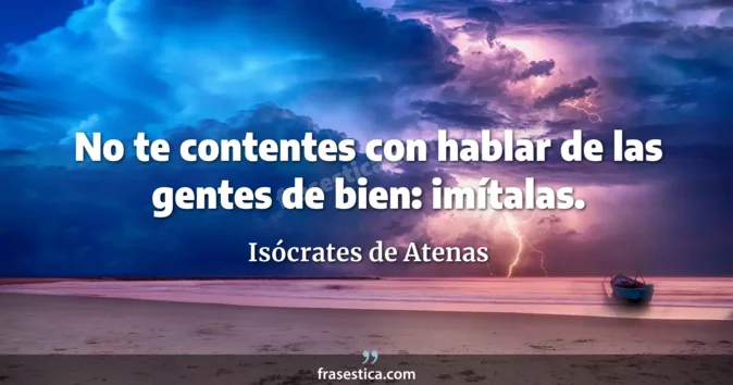 Cita de Isócrates de Atenas