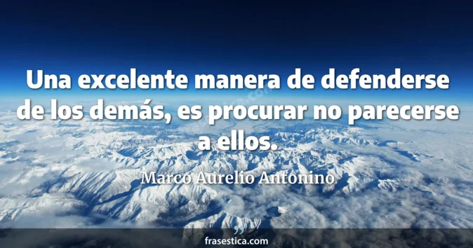 Cita de Marco Aurelio Antonino