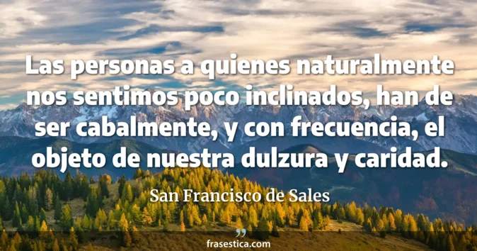 Cita de San Francisco de Sales