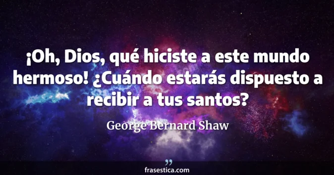 Cita de George Bernard Shaw