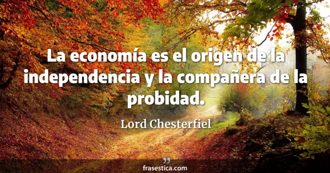 Cita de Lord Chesterfiel