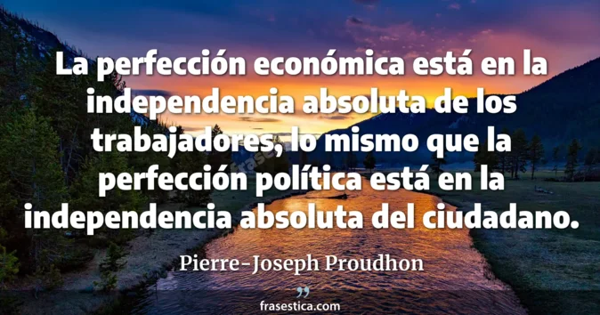 Cita de Pierre-Joseph Proudhon