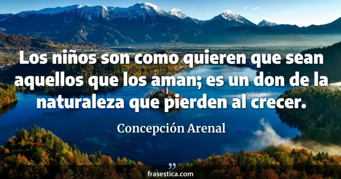 Cita de Concepción Arenal