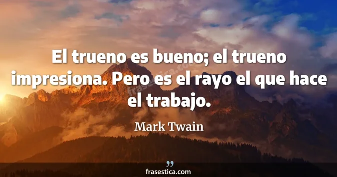 Cita de Mark Twain