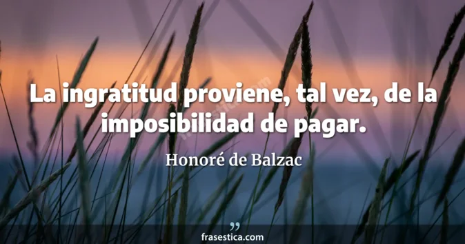 Cita de Honoré de Balzac